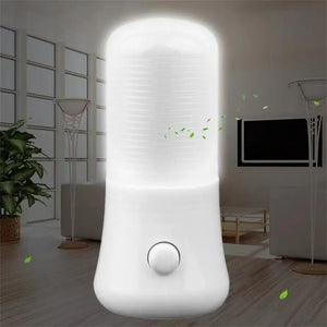 LED Plug In Night Light Warm White Wall Lamp for Kids Bedroom Hallway Stairs