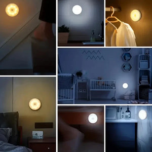 Wireless LED Button Night Light – Motion Sensor Lamp for Bedroom, Closet, Stairs