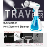 1500W Handheld Garment Steamer Fast Heat 280ml Portable Steam Iron Travel