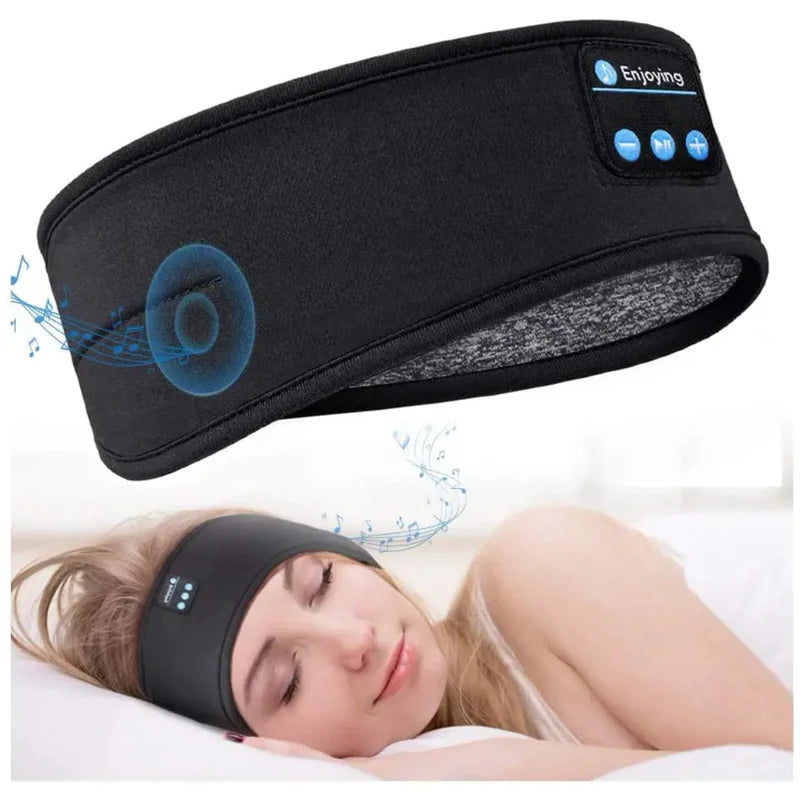 Bluetooth Sleep Headphones Headband Wireless Eye Mask for Side Sleeper Comfort