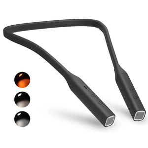 LED Rechargeable Neck Reading Light 3 Color Stepless Dimming Book Light