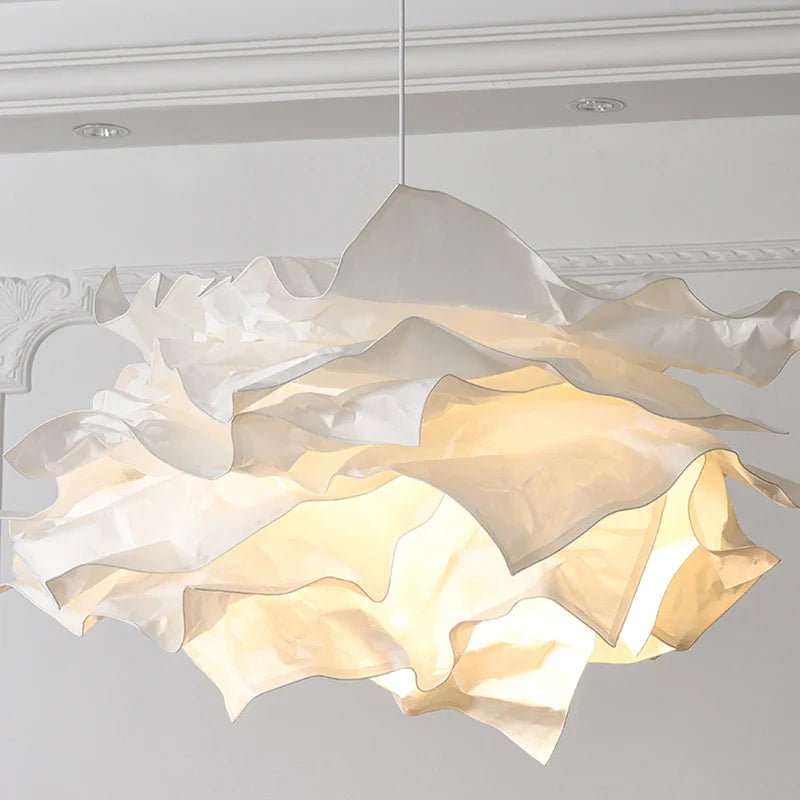 Handmade Paper Pendant Light E27 DIY Hanging Ceiling Lamp for Restaurant Shop XL