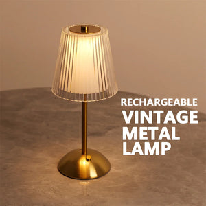 LED Touch Table Lamp Rechargeable Dimmable Bedside Light for Bedroom Bar Hotel