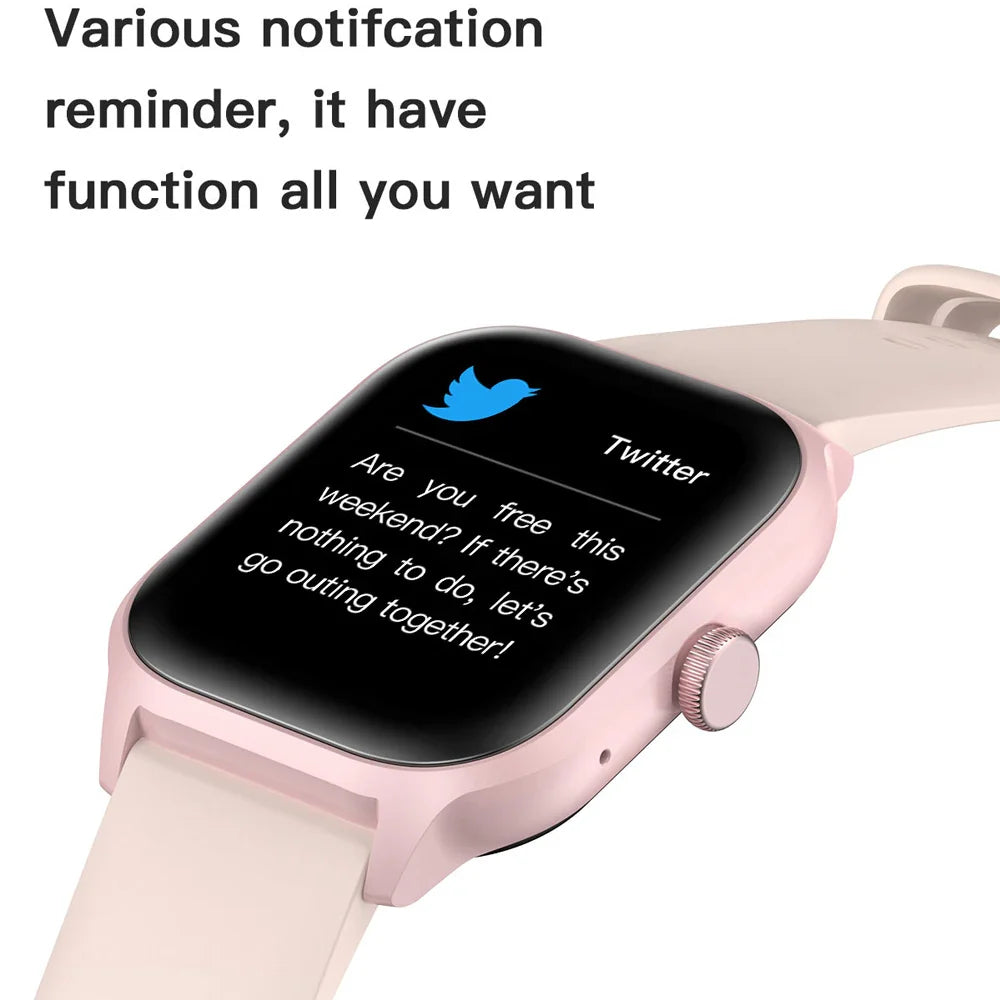 Smart Watch Bluetooth Call Touch Screen Fitness Tracker Sports Watch