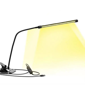 USB LED Grow Light Full Spectrum Clip Plant Lamp 3000K with Timer Control