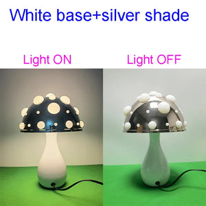 Amanita Mushroom LED Lamp Warm Light Bedside Night Light Desk Decor USB Home