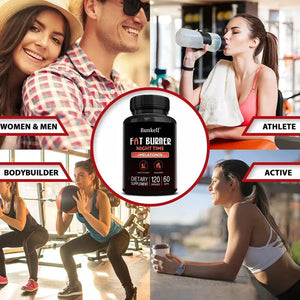 Fat Burning Supplement + Melatonin Supplement - 120 Capsules