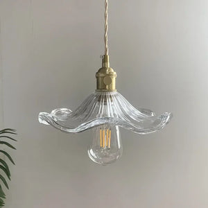 Moktan Sabai Nordic LED Pendant Light – Colorful Glass Copper Hanging Lamp