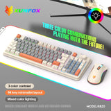 60% Wired Gaming Keyboard – 61-Key Compact RGB Backlight Waterproof for PC & Mac