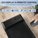 3-in-1 Under Desk Treadmill 2.5HP Quiet Walking Jogging Machine Home Office LED