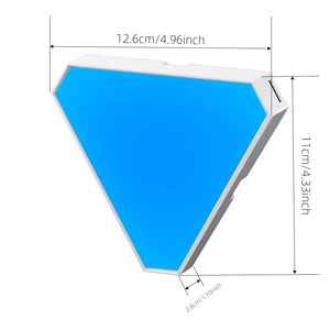 RGB Quantum LED Wall Lamp – Smart Rhythm Pickup Light for Bedroom & Gaming Setup