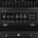 22" Freestanding Electric Fireplace Infrared Heater with Remote & Overheat Protection