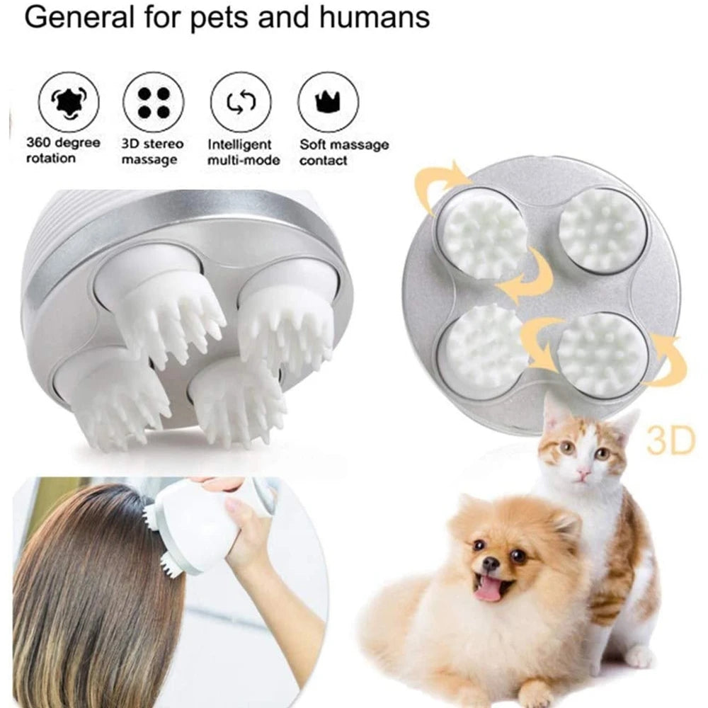 Deep Tissue Waterproof Scalp & Body Massager