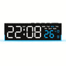 Smart LED Alarm Clock with Night Light Digital Bedside Clock 12/24H Display