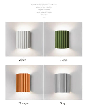 LED Resin Wall Lamp – G9 Decorative Light for Bedroom, Hallway & Living Room