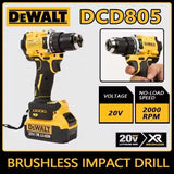 20V Brushless Cordless Impact Drill Electric Screwdriver Multi Function Tool