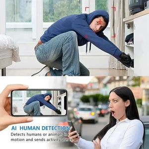 X5Mini 1080P Wireless Security Camera – Night Vision, Motion Detection, Portable