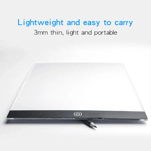 A5 LED Drawing Copy Pad Dimmable Light Board Adjustable Art Tablet Educational Toy