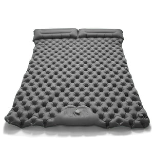 Outdoor Double Inflatable Mattress Extra Wide Camping Sleeping Pad Ultralight Bed