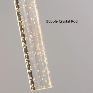 Nordic Crystal Rod LED Wall Lamp Bedroom Bedside Living Room AC85-265V Light