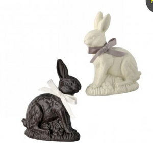 4" CHOCOLATE BUNNY SET