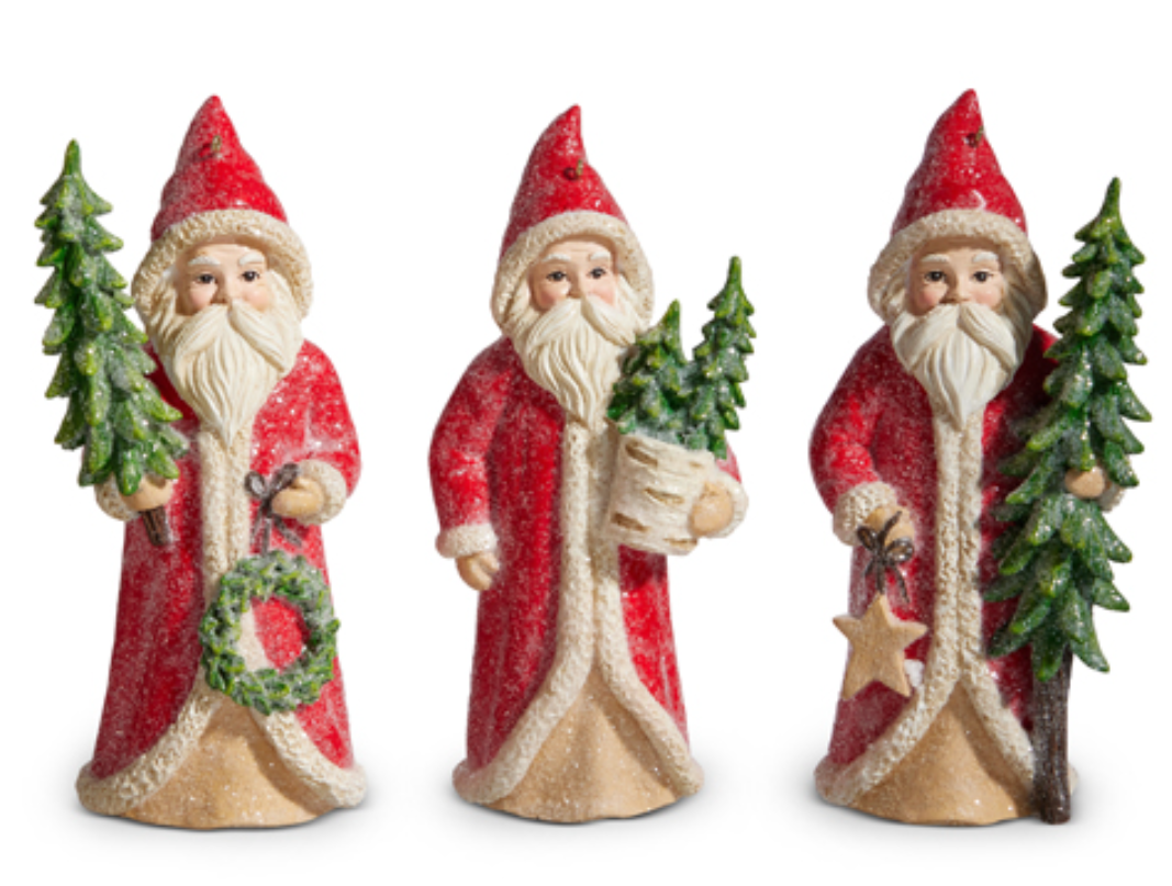 RED-SANTA-WITH-TREE-ORNAMENT-Christmas-Ornament