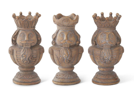 GRAY-WASHED-NUTCRACKER-TEALIGHT-CANDLE-HOLDERS-Candle-Holders