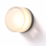 Modern Glass Round LED Wall Sconce 1-Light Aluminium Indoor Wall Lamp