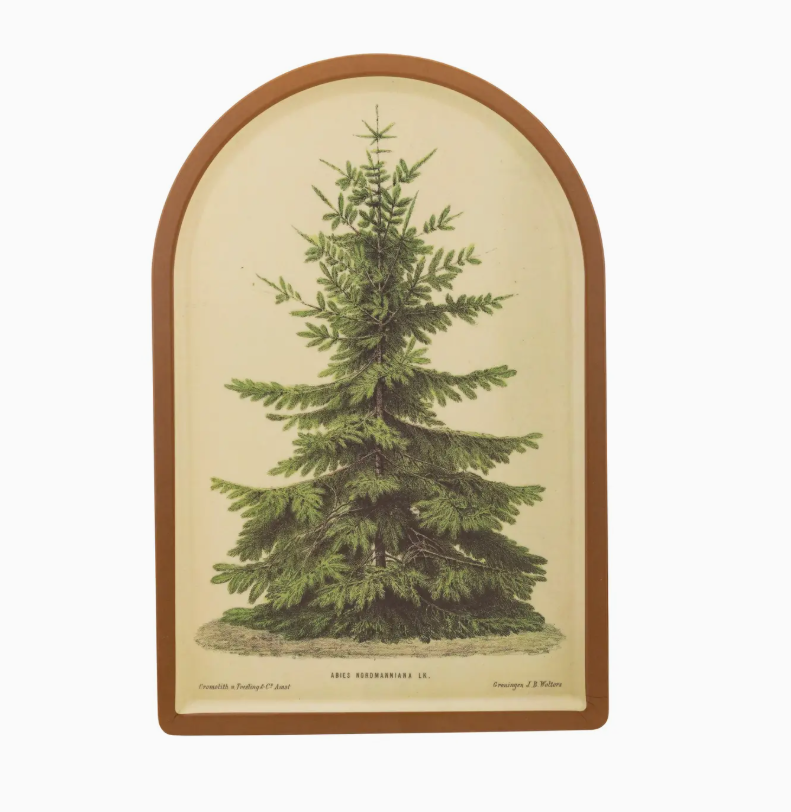 CHRISTMAS BAMBOO TRAY