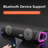 4D Computer Bluetooth Speaker Bar – Stereo Sound Subwoofer
