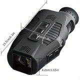 1080P Night Vision Monocular with Infrared Zoom HD Hunting Telescope for Day/Night Use