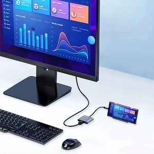 USB C to HDMI Hub 3 in 1 USB 3.0 Docking Station Adapter for Laptop