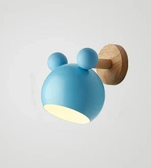 Mickey Wall Lamp – Cartoon Wall Light for Kids Room, Bedroom & Nursery Decor