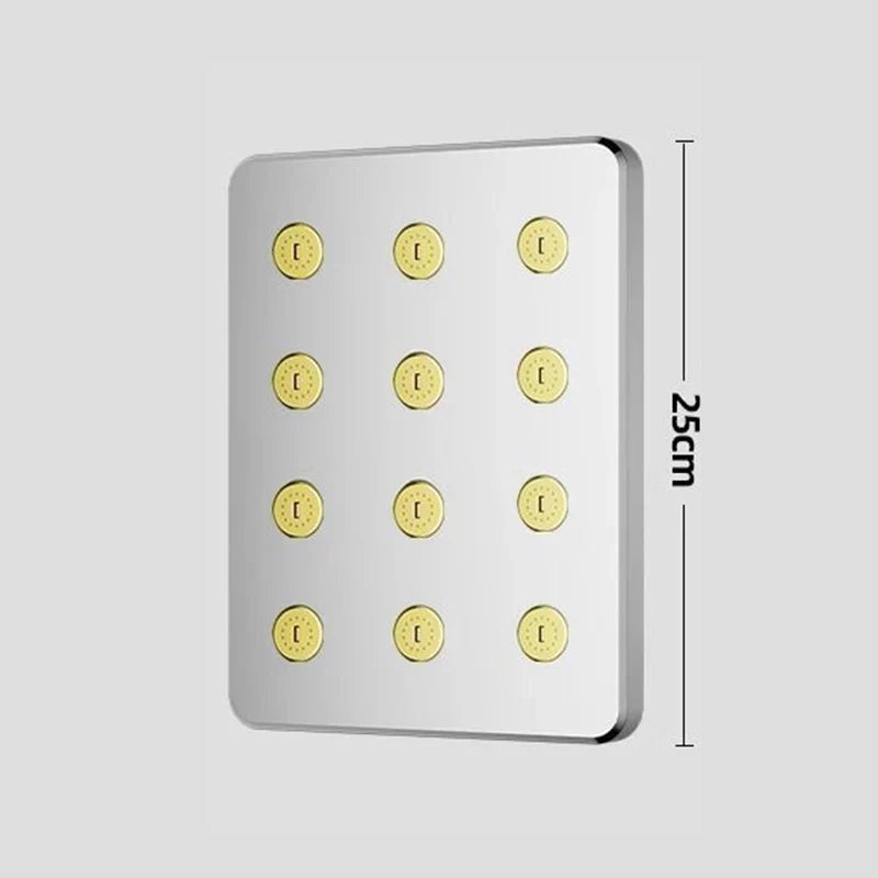 10" Large Overhead Shower Head Pressurized Anti-Block