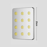 10" Large Overhead Shower Head Pressurized Anti-Block