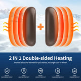 2-Pack Magnetic Hand Warmers – 5000mAh USB Heated Portable Winter Outdoor