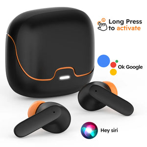 Bluetooth 5.4 TWS Wireless Earphones In-Ear Dual Mic ENC Noise Cancelling Headset