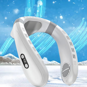 Refrigeration Neck Fan Semiconductor Cooling 5200mAh 3-Speed