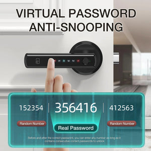 Fingerprint Smart Door Lock with App Control Touchscreen Keypad Passcode Unlock
