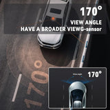 3 Channel 1080P Dash Cam with WiFi Night Vision Car DVR