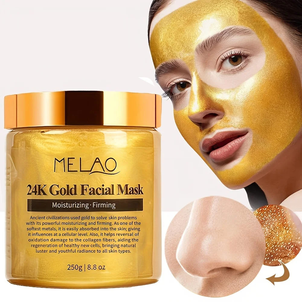 24K Gold Collagen Glow Facial Mask (8.8 oz)