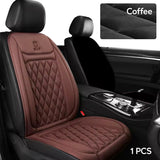 12V/24V Heated Car Seat Cushion – Fast Heating Winter Pad