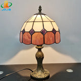 8" Nordic Plaid Table Lamp Modern Bedside Desk Light