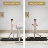 39.4in Under Desk Walking Pad Treadmill 2.5HP Portable Home Remote LED Screen