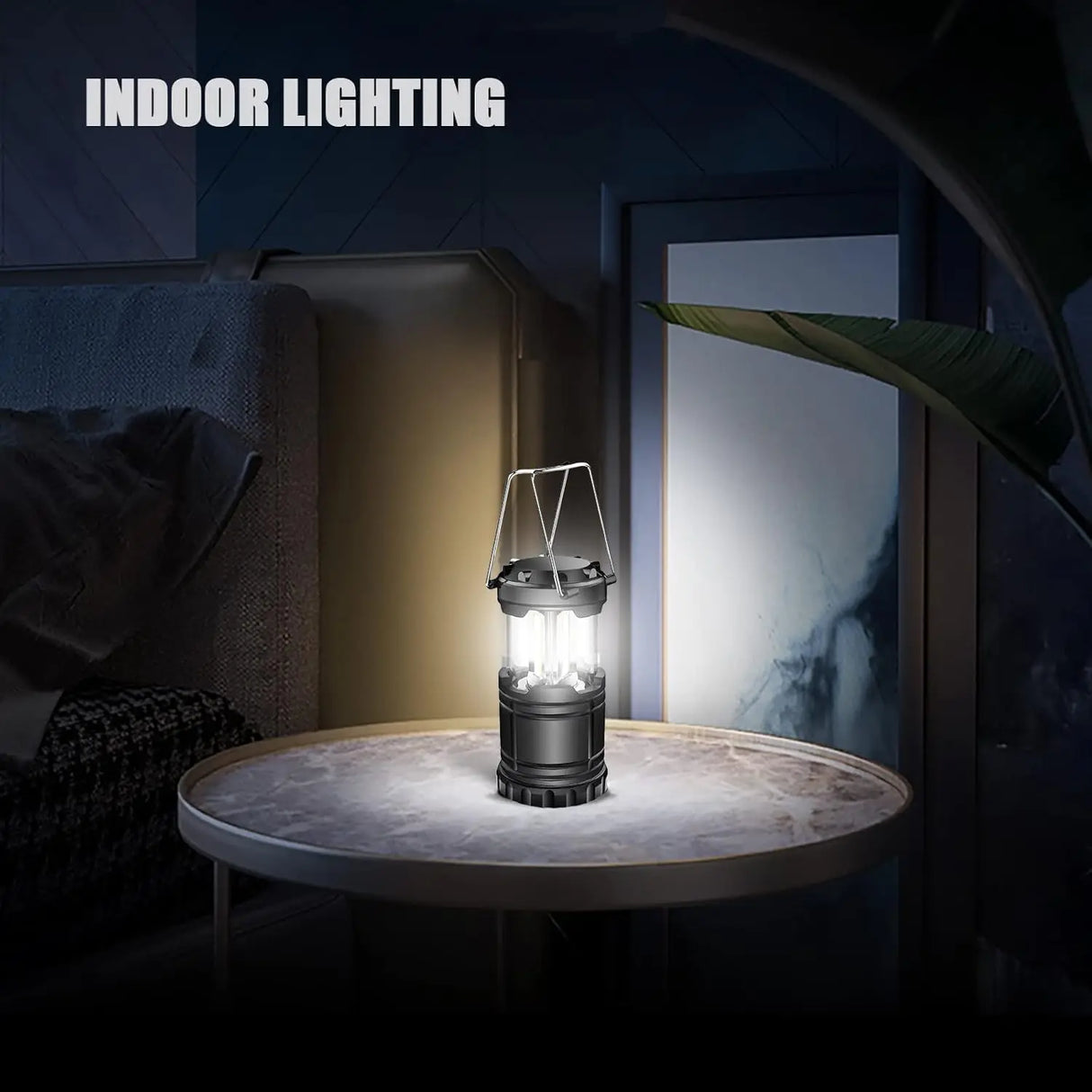 LED Camping Lantern Battery Powered Waterproof Emergency Light for Power Outages