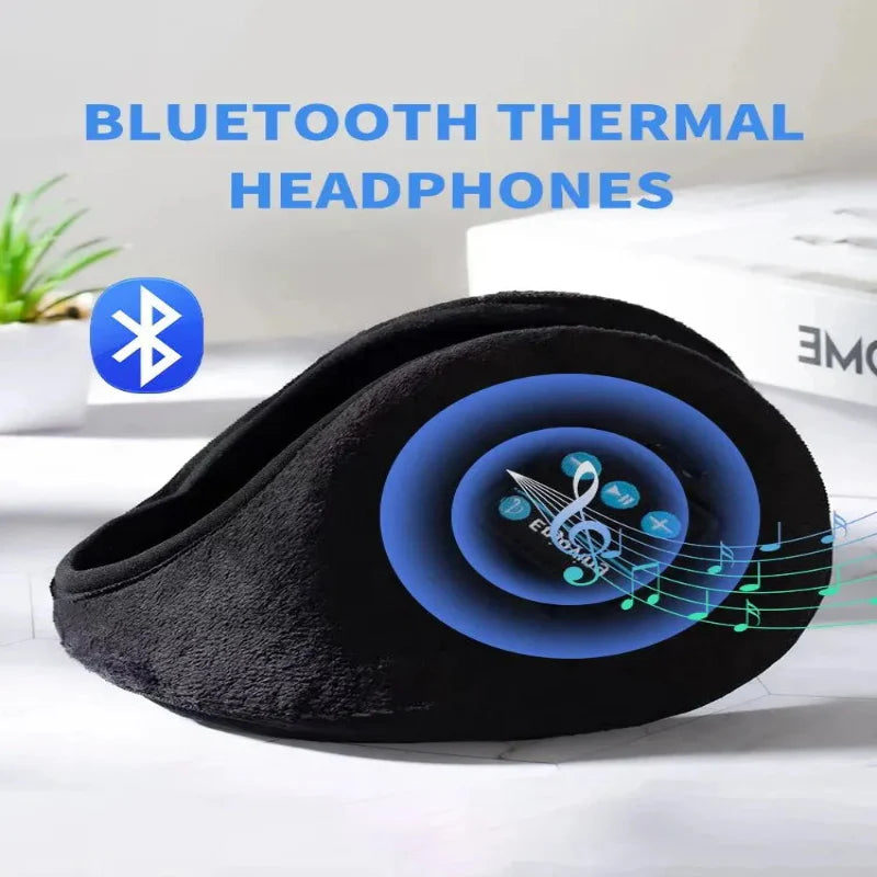 Bluetooth Wireless Music Earmuffs Winter Warm Velvet Sports Ear Muffs for Running