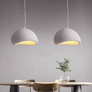 Moktan Sabai Nordic Wabi Sabi LED Chandelier – E27 Pendant Light for Kitchen & Bar