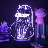 3D Anime Girl LED Night Light 16 Color Illusion Bedside Bedroom Table Lamp