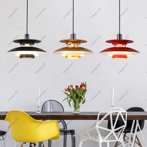 Danish UFO Pendant Ceiling Light – E27 Hanging Lamp for Bedroom & Dining Room