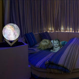 3D Moon Lamp Galaxy Night Light 16 Color Touch Remote LED Kids Bedroom